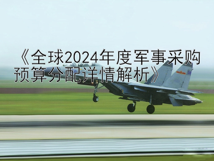 《全球2024年度军事采购预算分配详情解析》