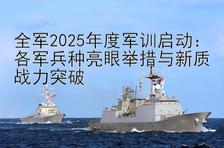 全军2025年度军训启动：各军兵种亮眼举措与新质战力突破